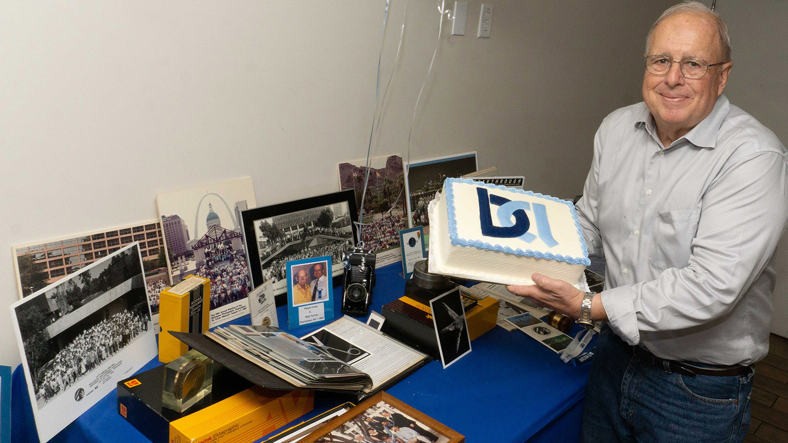 Bob Turner with BCA cake